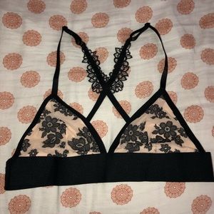 VS PINK Lace Floral Bralette